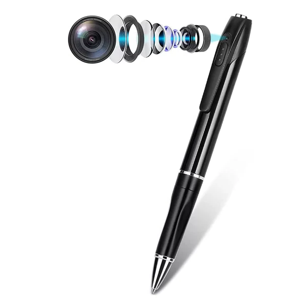 Pen Camera 1080P Voice Video Recorder For Business Conferences Wearable Micro Cam