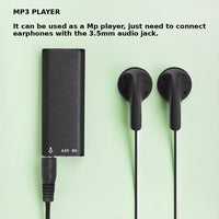 Voice Activated Mini Recorder Digital Portable USB Rechargeable For Meetings