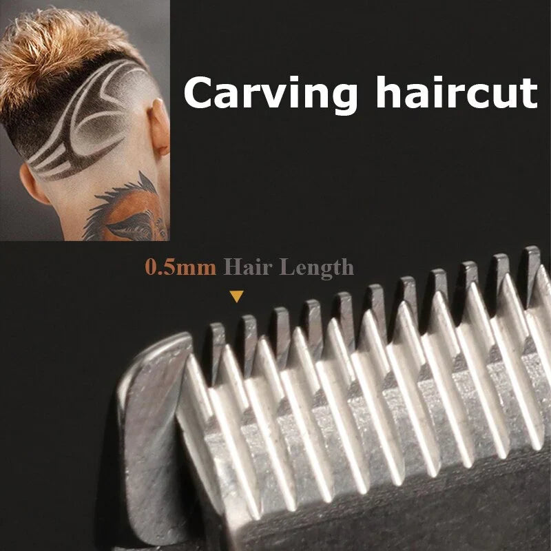 Hair Clippers Cordless Gold Set For Men Professional Grooming Kit