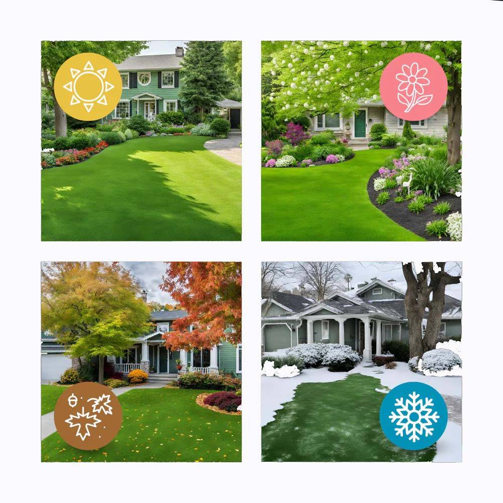 Grass Seed Mat For Quick Green Lawn Repair And Overseeding