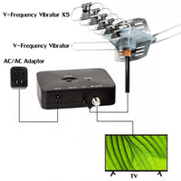 Digital HD TV Antenna Long-Range 360-Degree Directional Motor And Mounting Pole