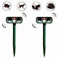 Solar-Powered Animal Pest Repeller With Infrared Motion Sensor