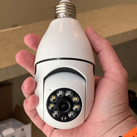 Light Bulb Security Camera WiFi 1080p HD Night Vision 360-Degree View
