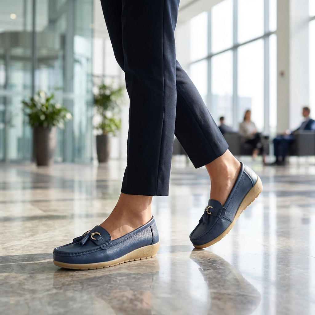 Women's Loafers With Arch Support And Cushioned All-Day Comfort