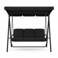 Sleek Canopy Porch Swing