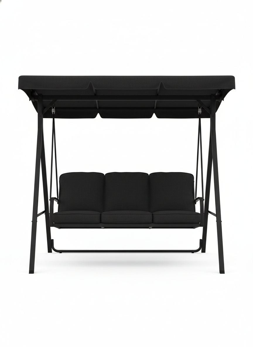 Sleek Canopy Porch Swing